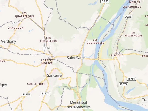Plan de Saint-Satur