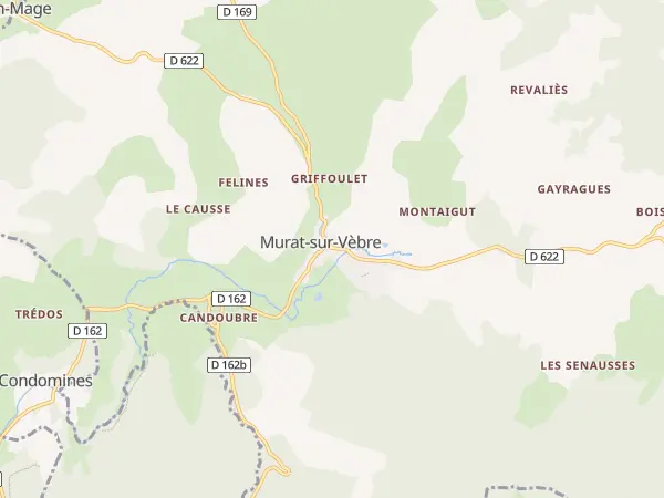 Plan de Murat-sur-Vèbre