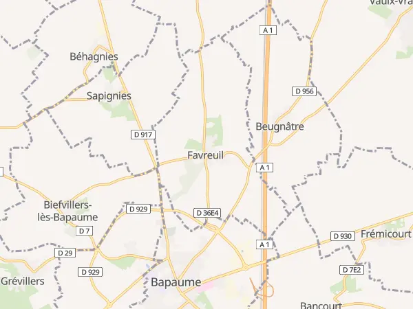 Plan de Favreuil