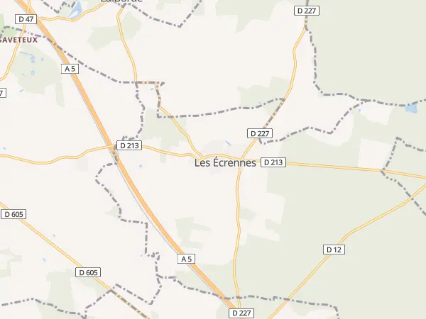 Plan des Écrennes