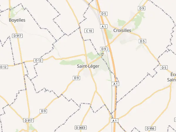 Plan de Saint-Léger