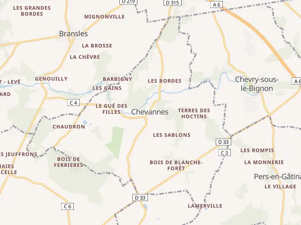 Plan de Chevannes