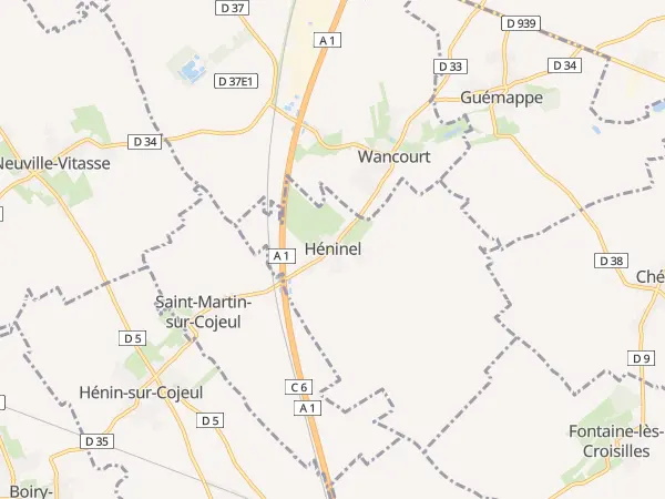 Plan de Héninel