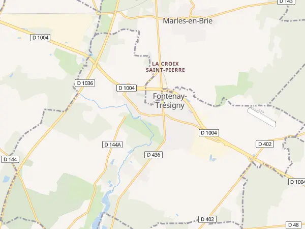 Plan de Fontenay-Trésigny