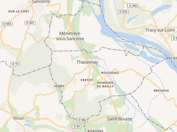 Plan de Thauvenay