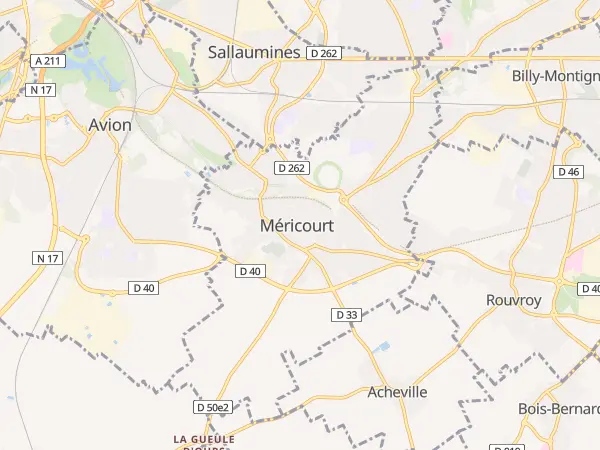 Plan de Méricourt