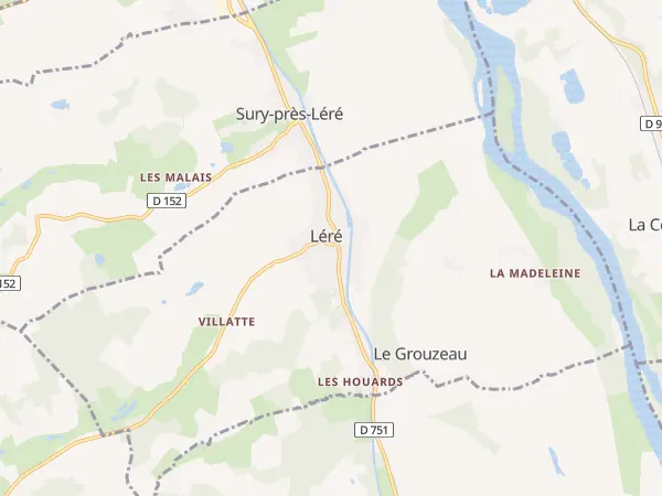 Plan de Léré