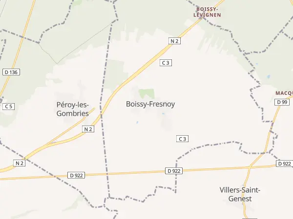 Plan de Boissy-Fresnoy