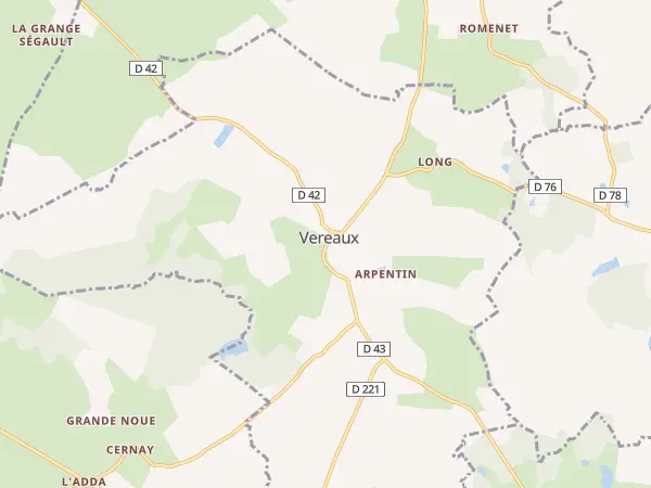 Plan de Vereaux