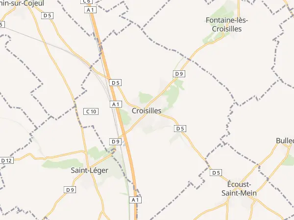 Plan de Croisilles
