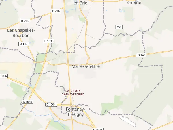 Plan de Marles-en-Brie