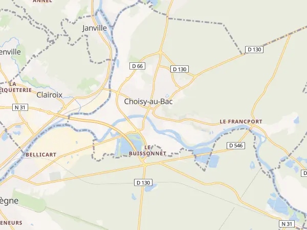 Plan de Choisy-au-Bac