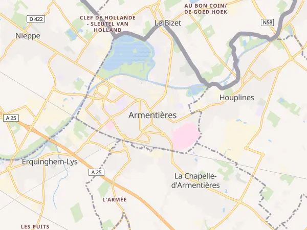 Plan de Armentières