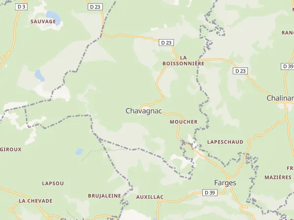Plan de Chavagnac