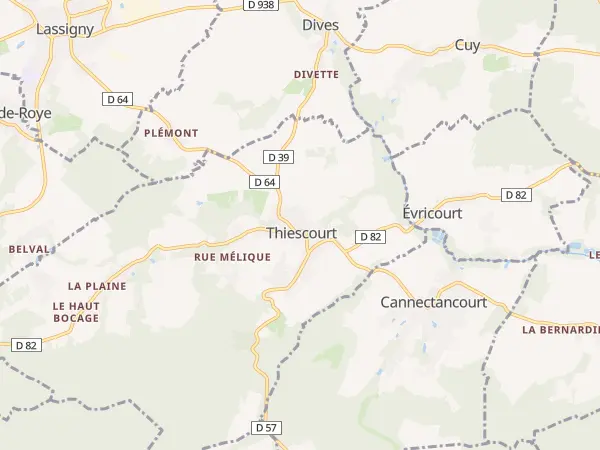 Plan de Thiescourt