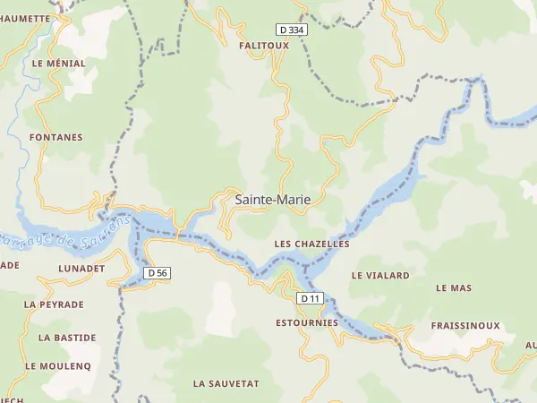 Plan de Sainte-Marie