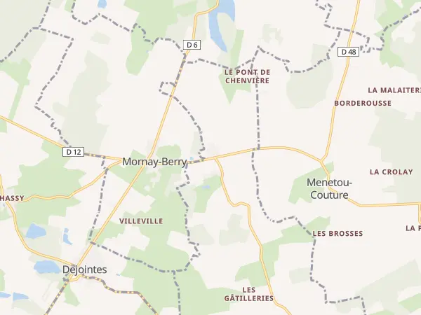 Plan de Saint-Hilaire-de-Gondilly
