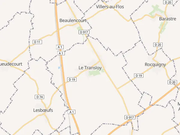 Plan du Transloy