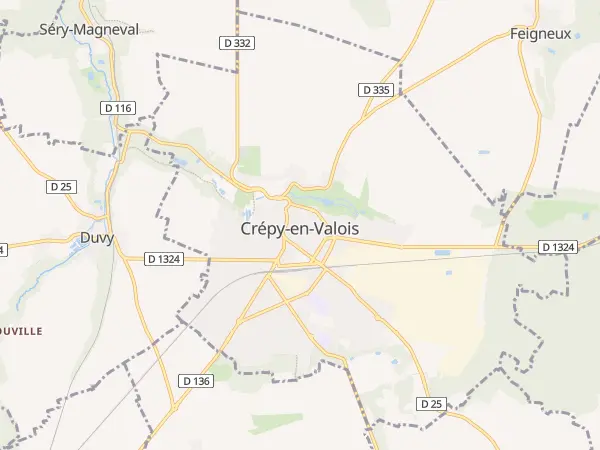 Plan de Crépy-en-Valois