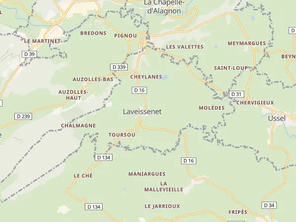 Plan de Laveissenet