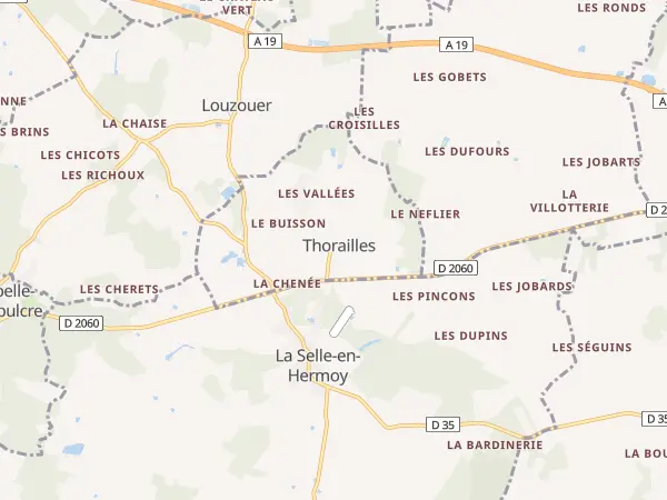 Plan de Thorailles