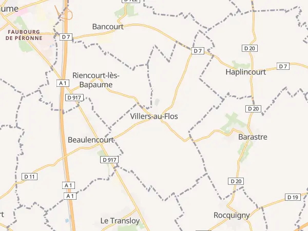 Plan de Villers-au-Flos