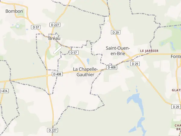 Plan de La Chapelle-Gauthier