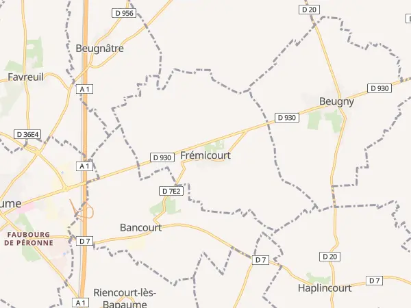 Plan de Frémicourt