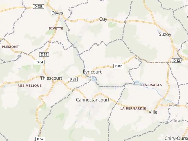 Plan de Évricourt