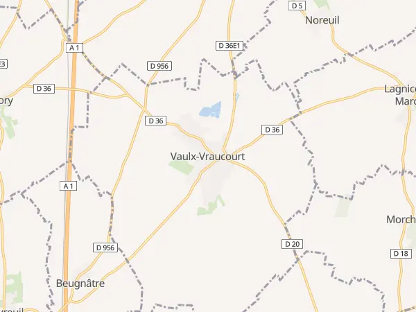 Plan de Vaulx-Vraucourt