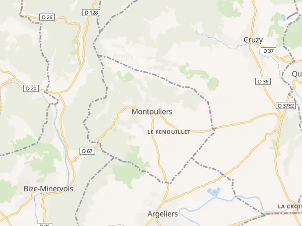 Plan de Montouliers