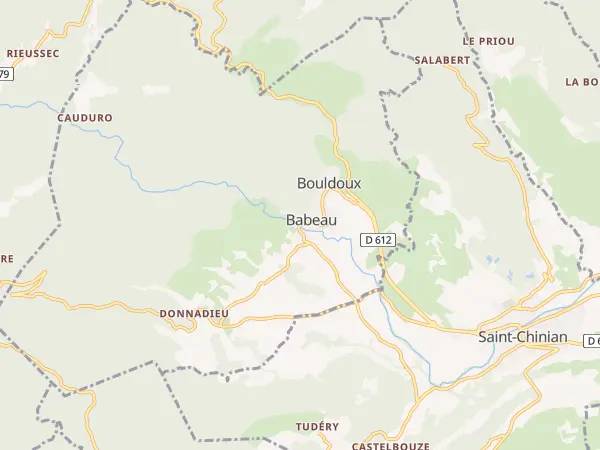 Plan de Babeau-Bouldoux