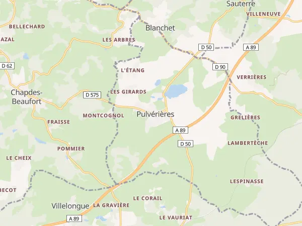 Plan de Pulvérières