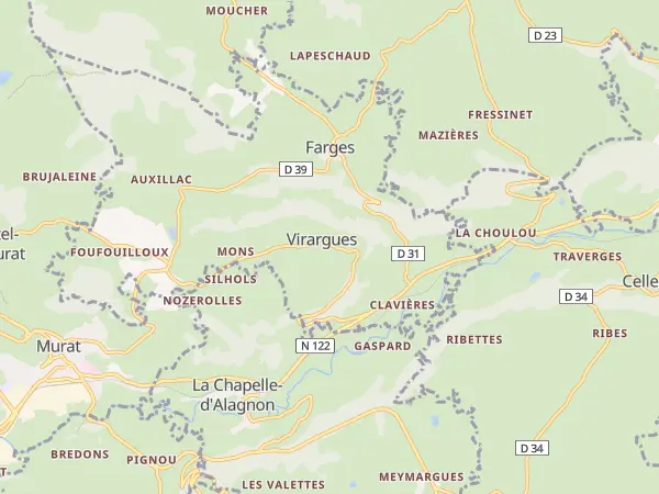 Plan de Virargues