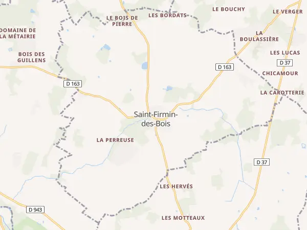 Plan de Saint-Firmin-des-Bois