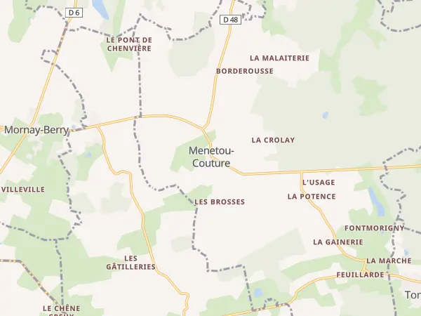 Plan de Menetou-Couture