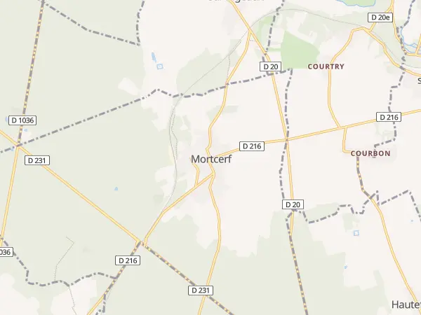 Plan de Mortcerf