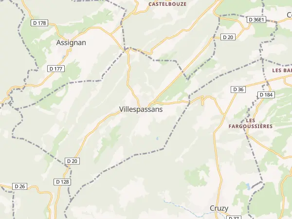 Plan de Villespassans
