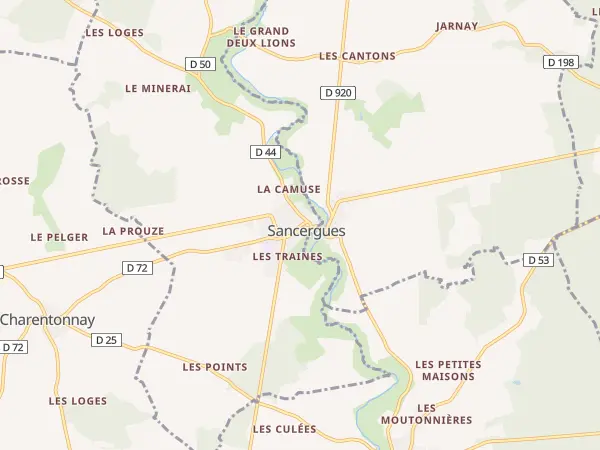 Plan de Sancergues