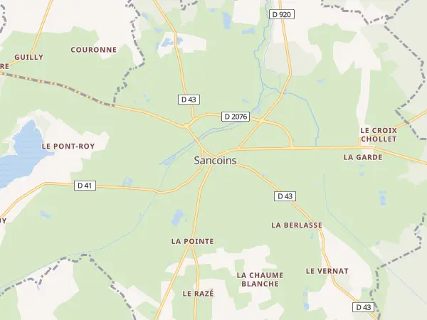 Plan de Sancoins