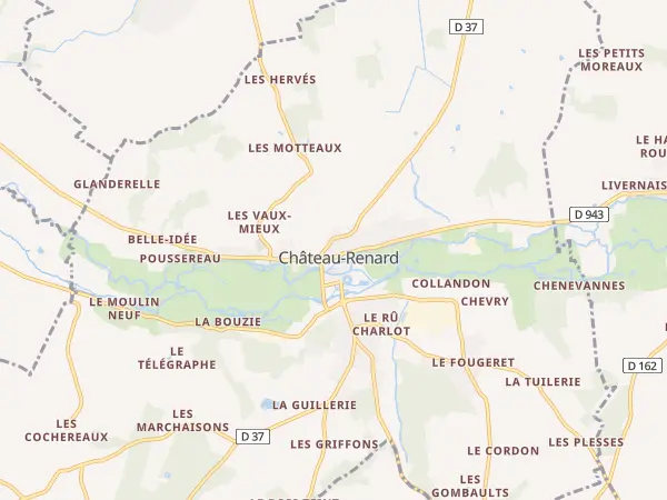 Plan de Château-Renard