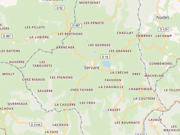 Plan de Servant