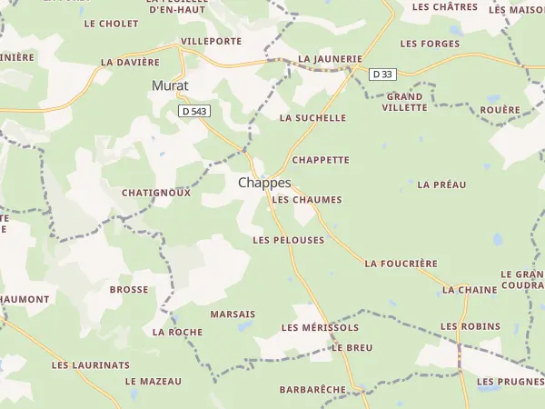 Plan de Chappes