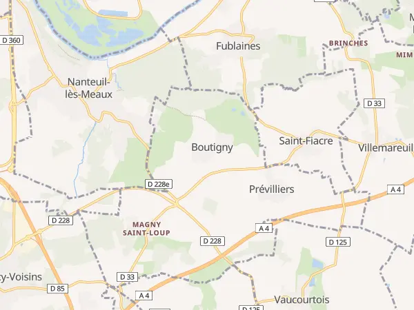 Plan de Boutigny
