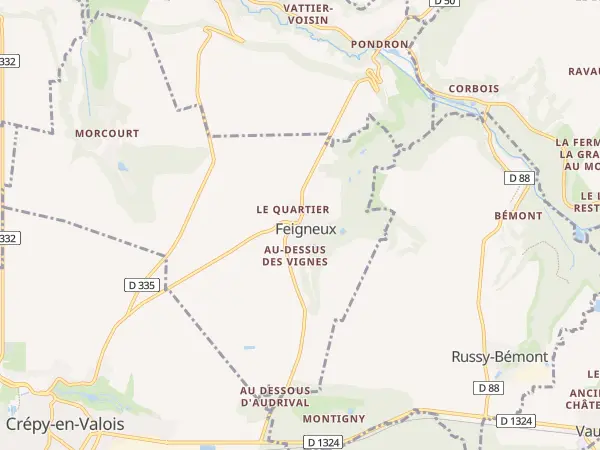 Plan de Feigneux