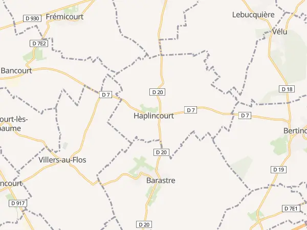 Plan de Haplincourt