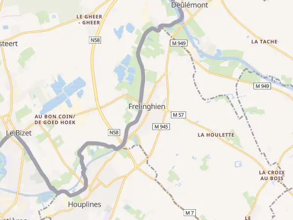 Plan de Frelinghien