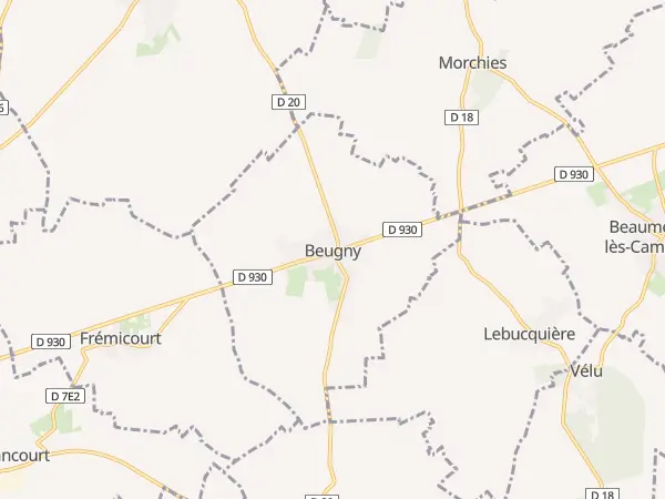 Plan de Beugny