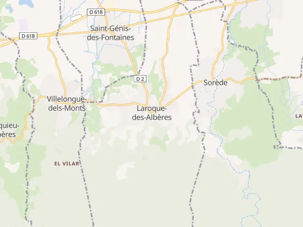 Plan de Laroque-des-Albères