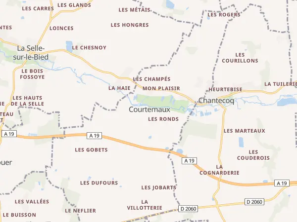 Plan de Courtemaux